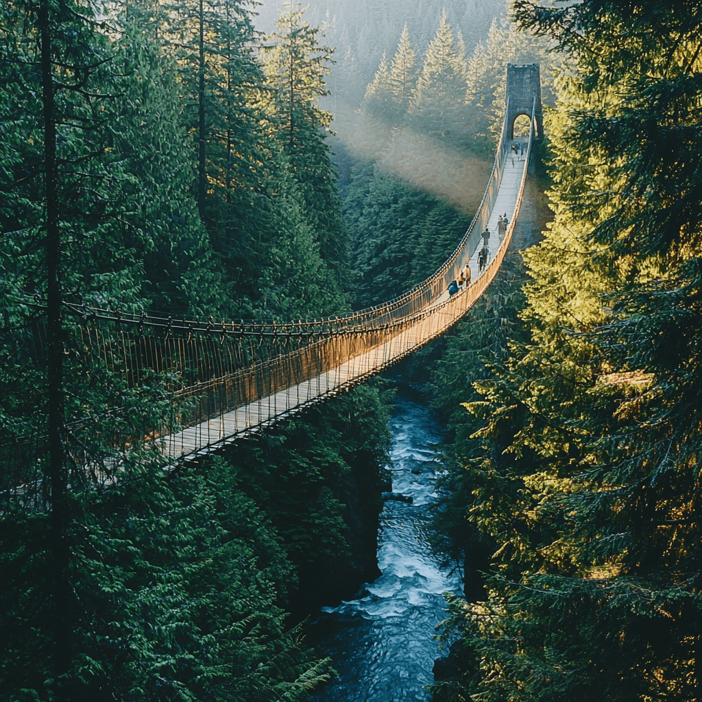 Capilano Suspension Bridge Park - Vancouver Paint By Diamonds