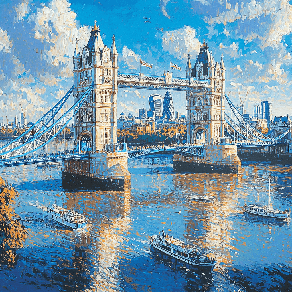 Tower Bridge - London Painting Diamond Kit