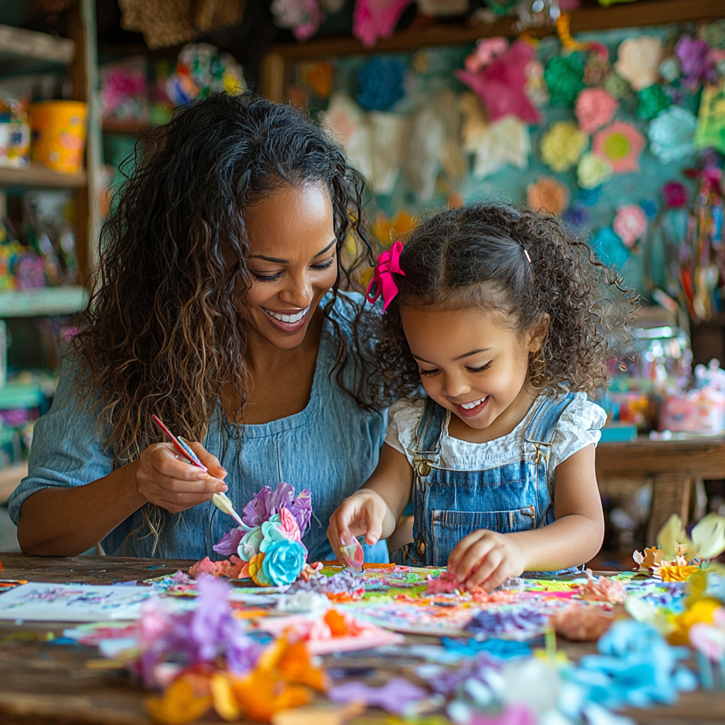 Whimsical Wonders: A Family Craft Day Paint By Diamonds Kits