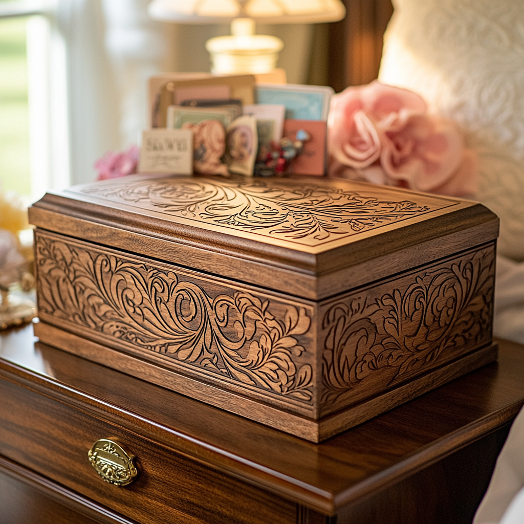 A Treasure Box Of Love: Personalized Keepsake Chest Paint By Color