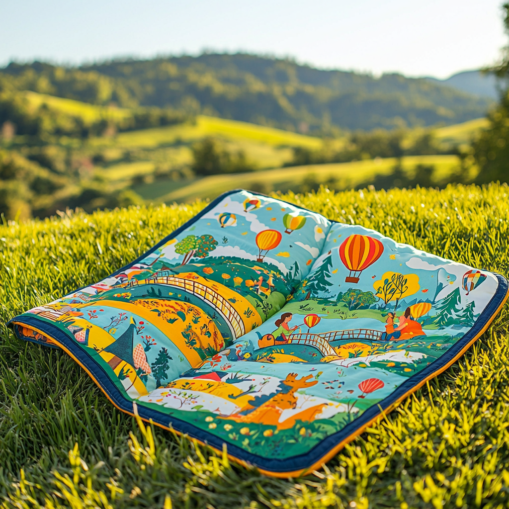 Whimsical Wanderings: Mother-Child Adventure Blanket Painting Diamond Kit