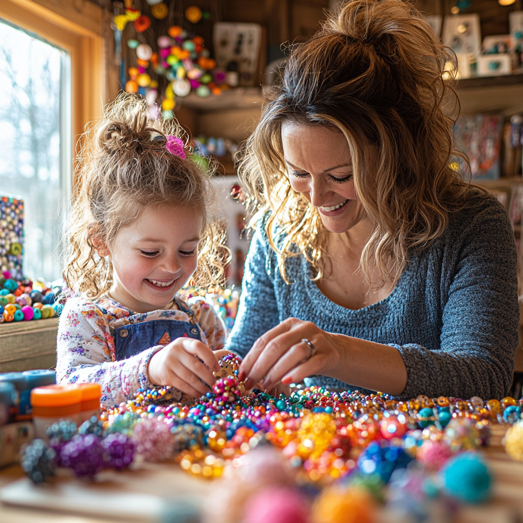 Crafting Memories: A Family Jewelry-Making Session Paint By Diamonds Kits