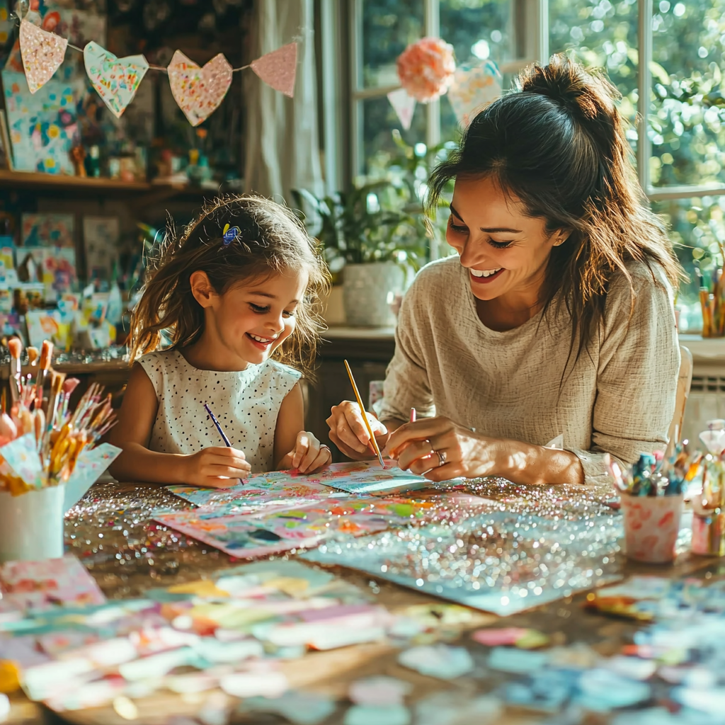 Heartstrings Of Laughter: Crafting With Love Diamonded Painting Kits
