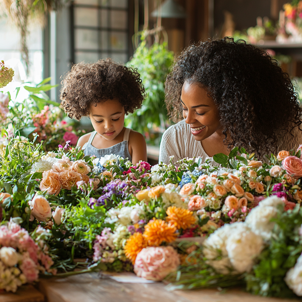 Together In Bloom: A Flower Arranging Workshop Paint By Diamond