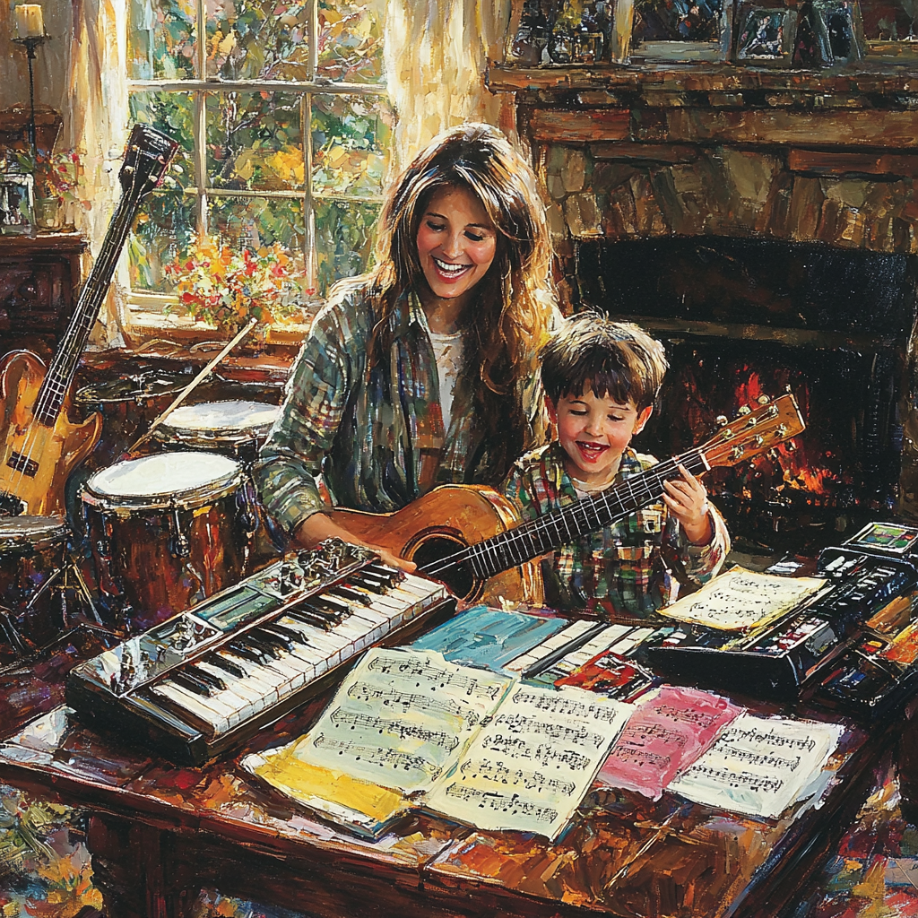 Serenade Of Love: A Musical Journey Together Diamonded Painting Kits