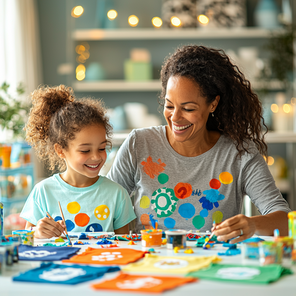 Creative Journeys: Designing Custom T-Shirts Paint By Color