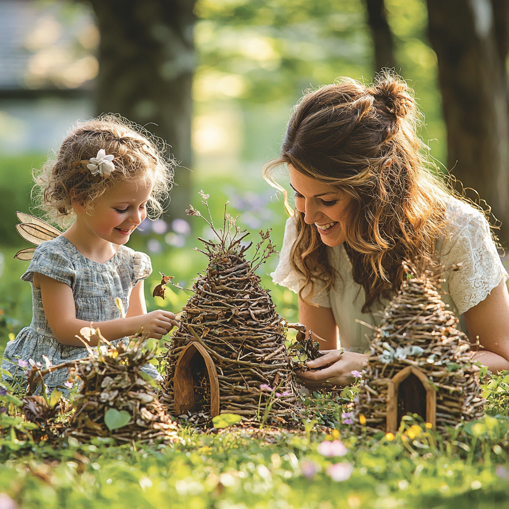 Whimsical Whispers: Creating Fairy Houses Together Paint By Diamonds Kits