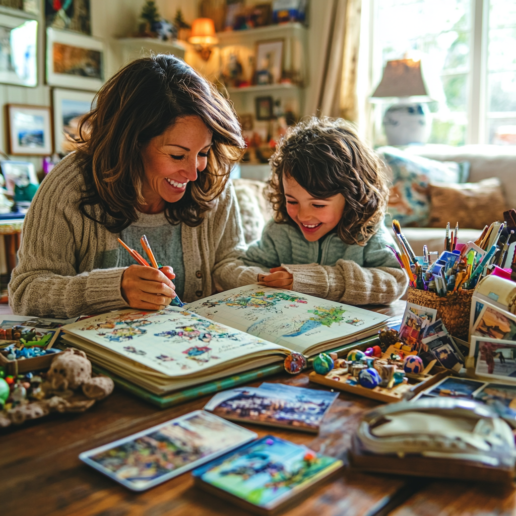 Heartfelt Journeys: Crafting A Family Travel Journal Together Paint By Diamonds Kits