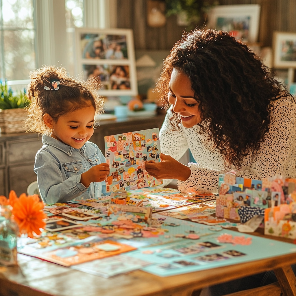 Creative Connections: A Family Scrapbook Session Paint By Diamonds Kits