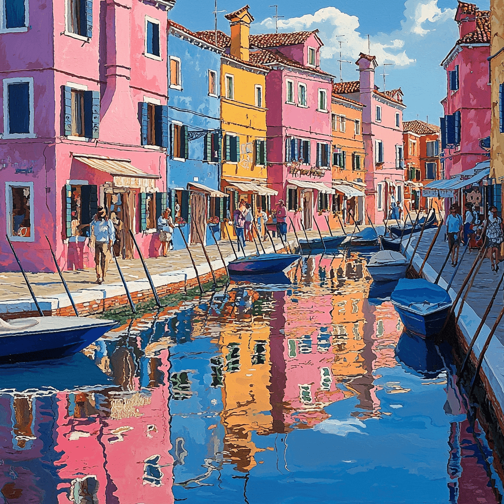 Burano Island Paint By Color