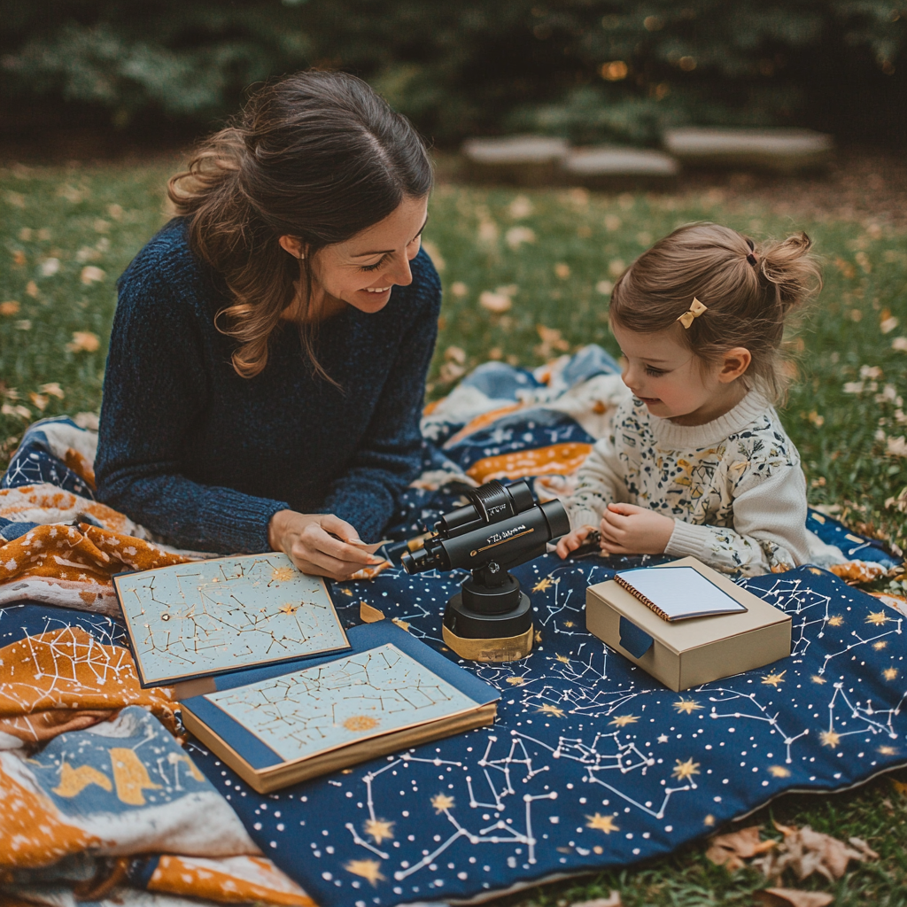 Enchanted Evening: Crafting A Stargazing Kit Together Paint By Diamonds Kits