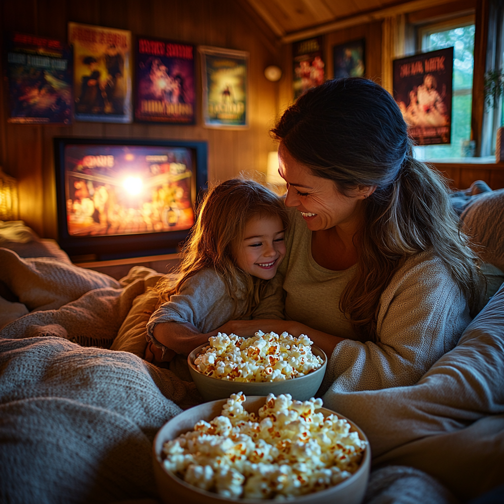 Cinematic Wonders: Creating A Family Movie Night Together Paint By Diamonds Kits