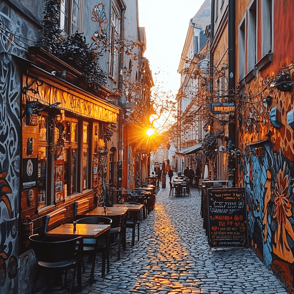 Krakow's Kazimierz District Paint By Color