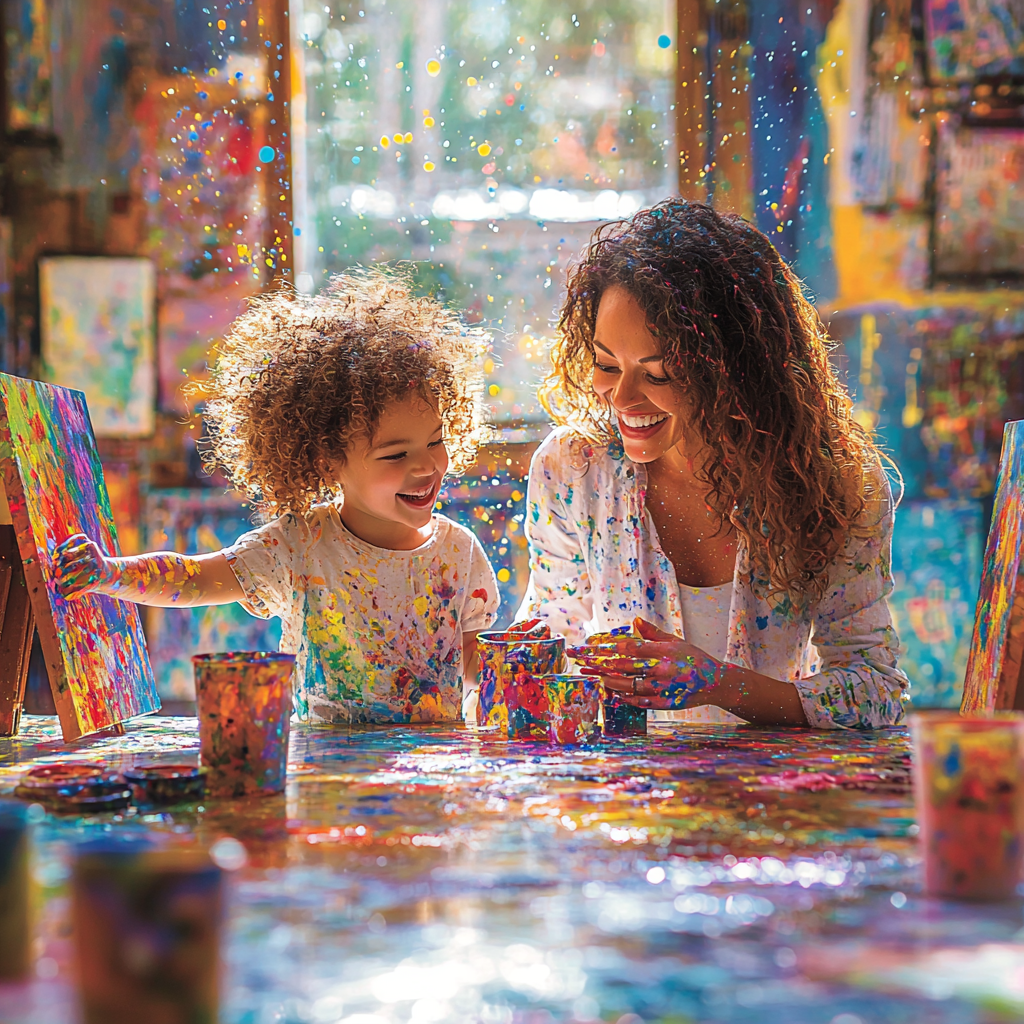 Artistic Journeys: A Day Of Painting Together Paint By Color