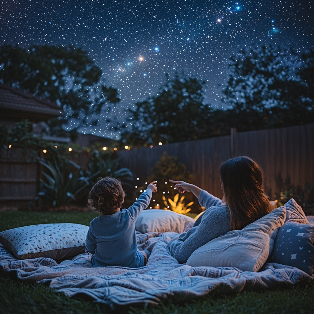 Starlit Dreams: A Night Of Stargazing Diamonded Painting Kits