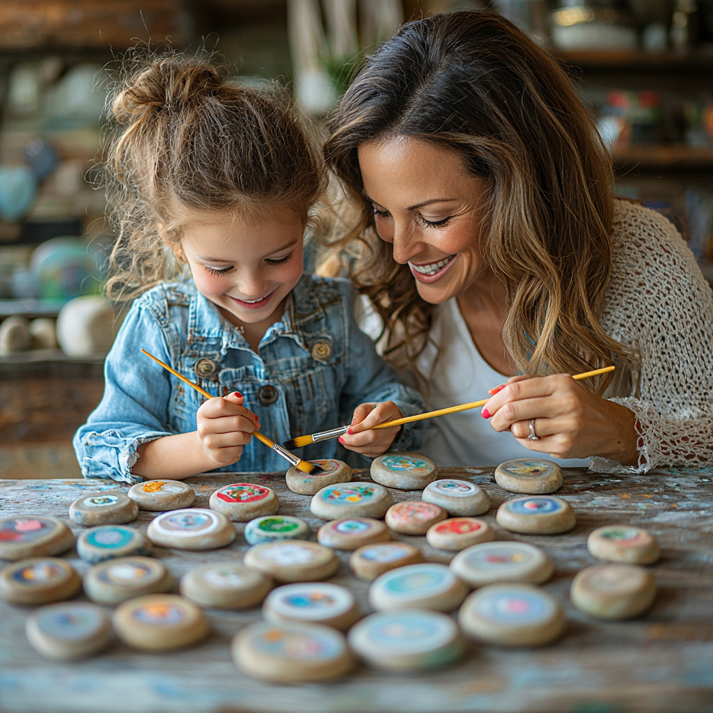 Treasured Tokens: Crafting Memory Stones Paint By Color