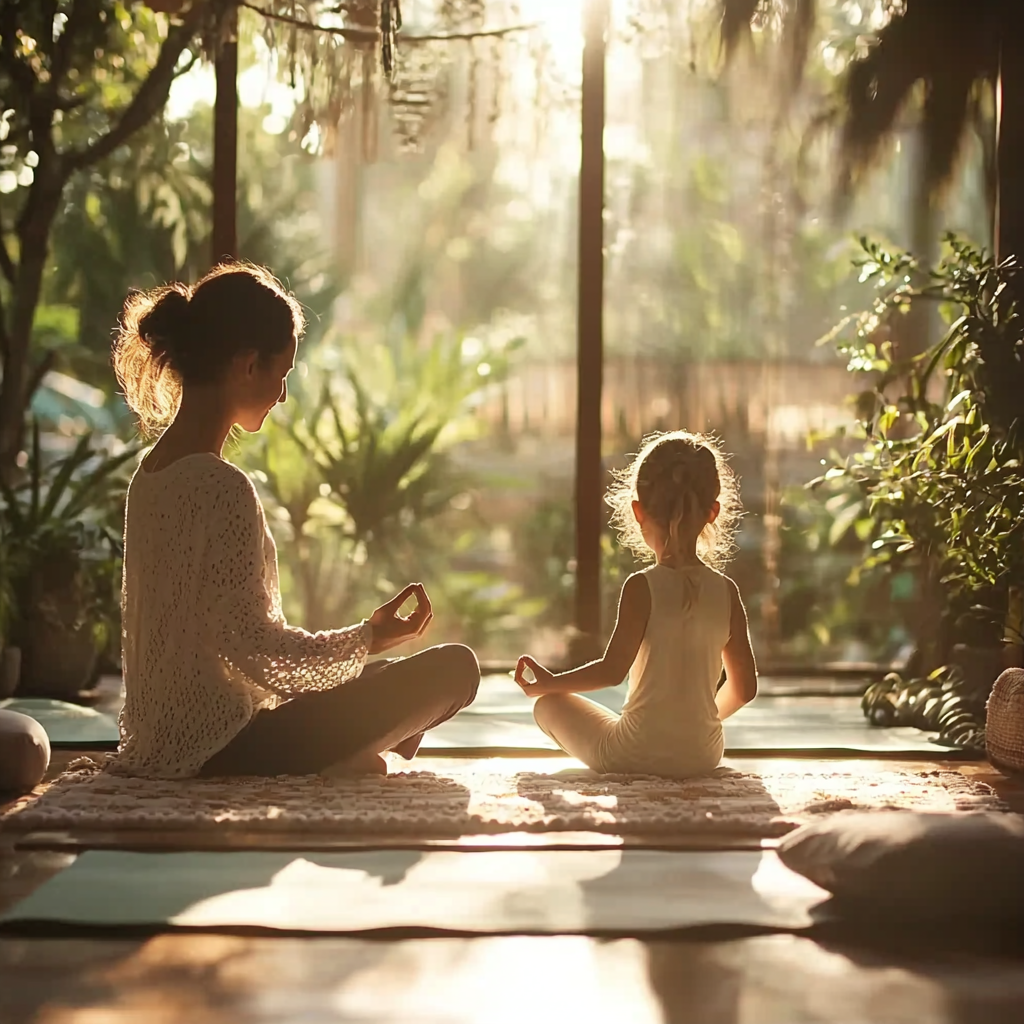Sunrise Reflections: A Morning Yoga Session Paint By Diamonds Kits