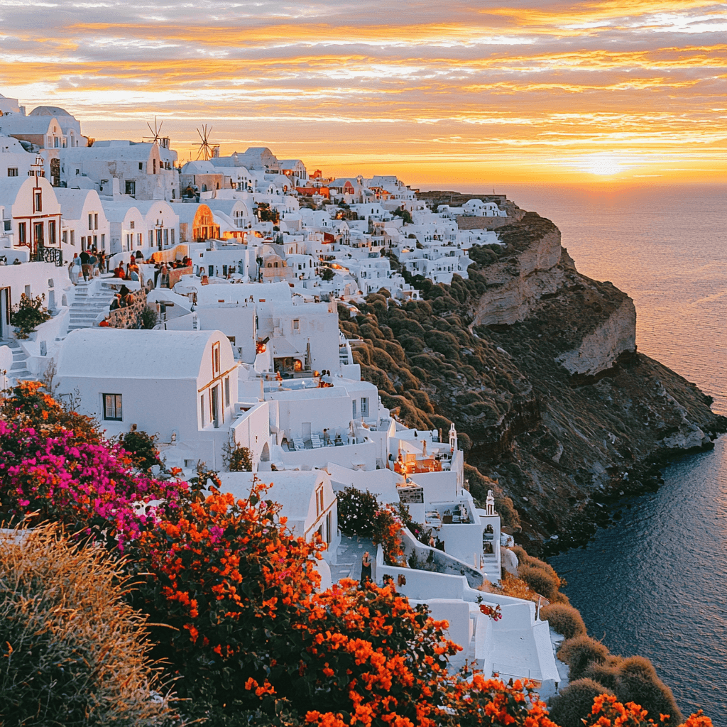 Oia, Santorini DIY Paint By Diamonds
