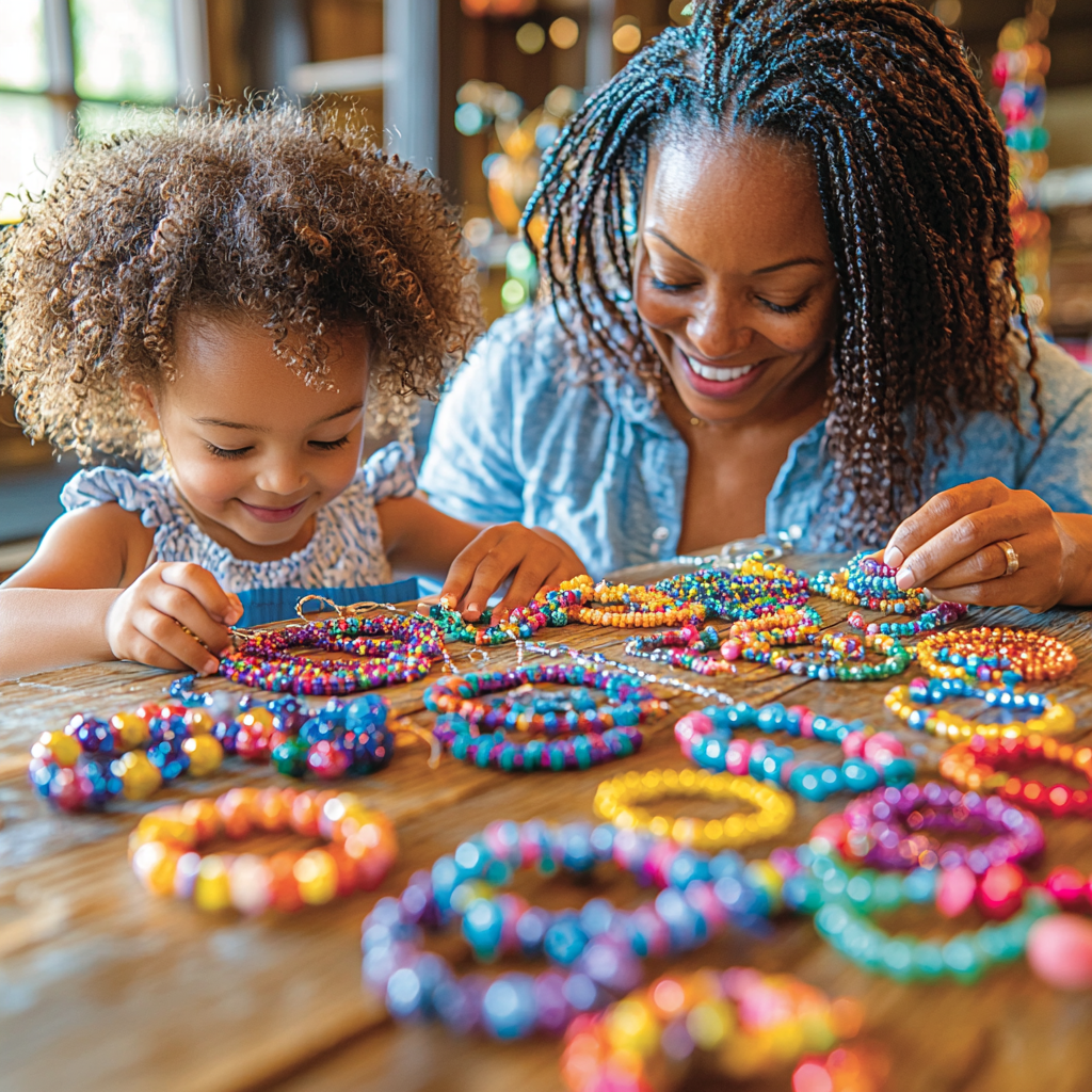 Sparkling Joy: An Afternoon Of DIY Jewelry Making Paint By Diamonds Kits