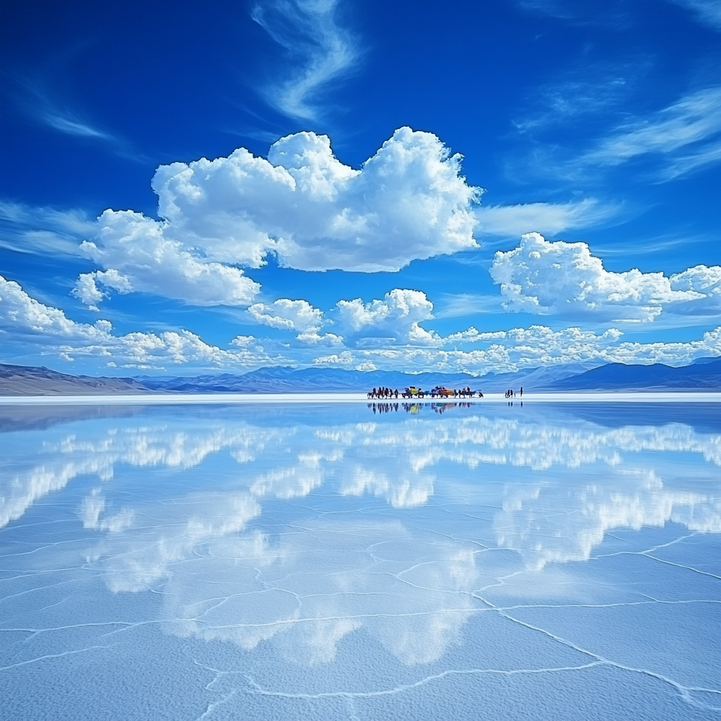 Salar De Uyuni Bolivia paint by color