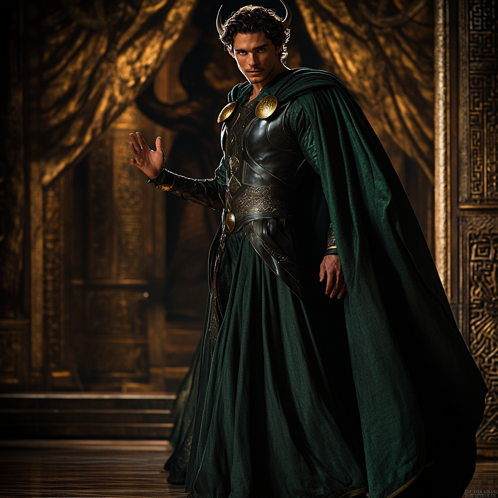 Tom Hiddleston: Weaving The Trickster Threads Of Loki paint by diamonds