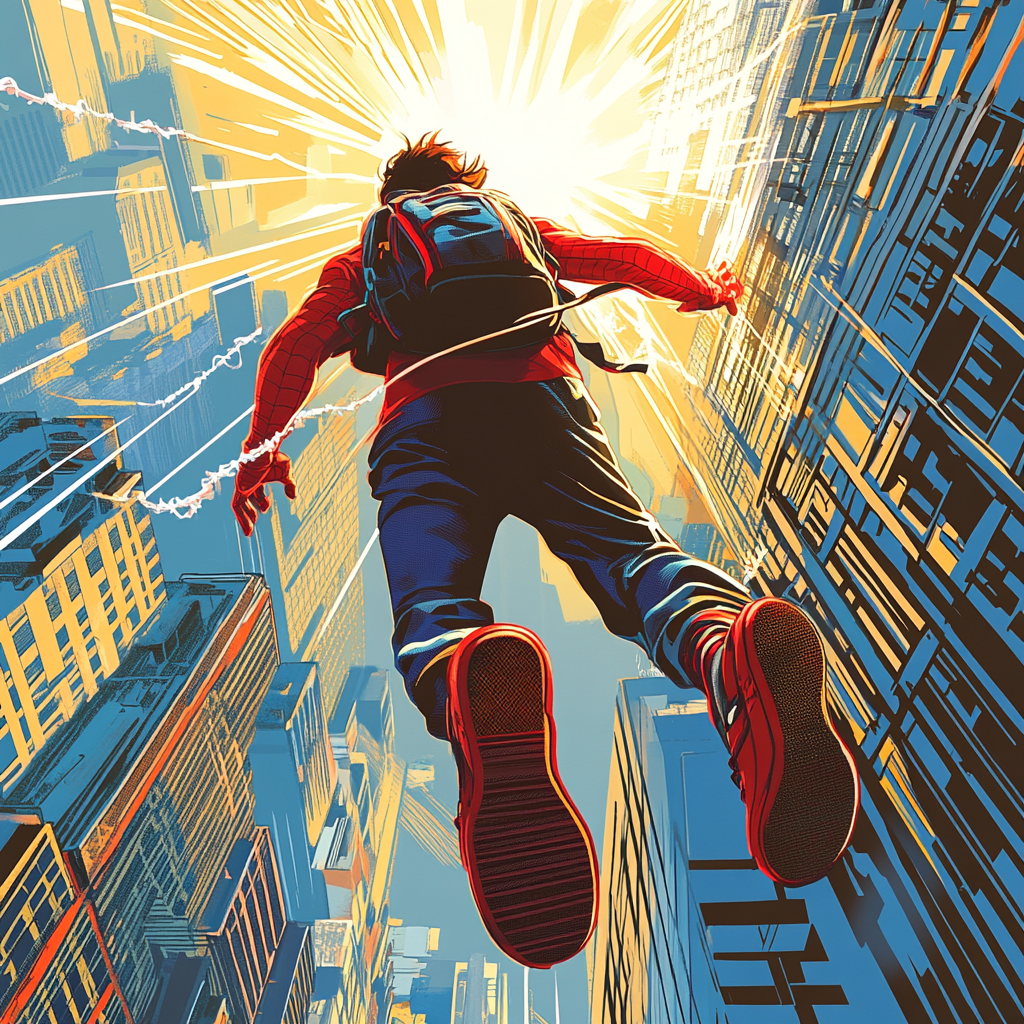 Tom Holland The Webbed Youthful Heart Paint by diamonds kits