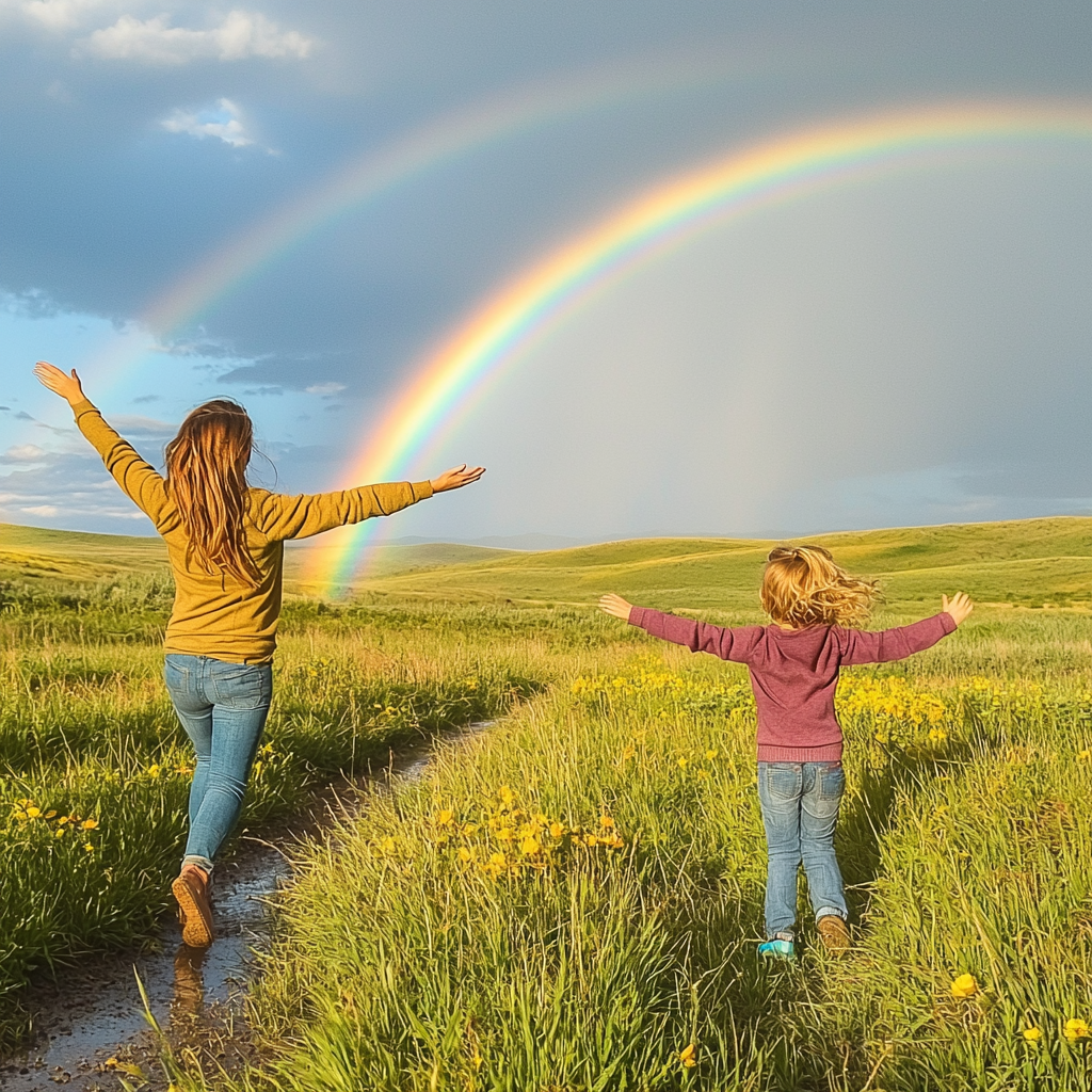 Chasing Rainbows: A Day Of Adventure Paint By Color