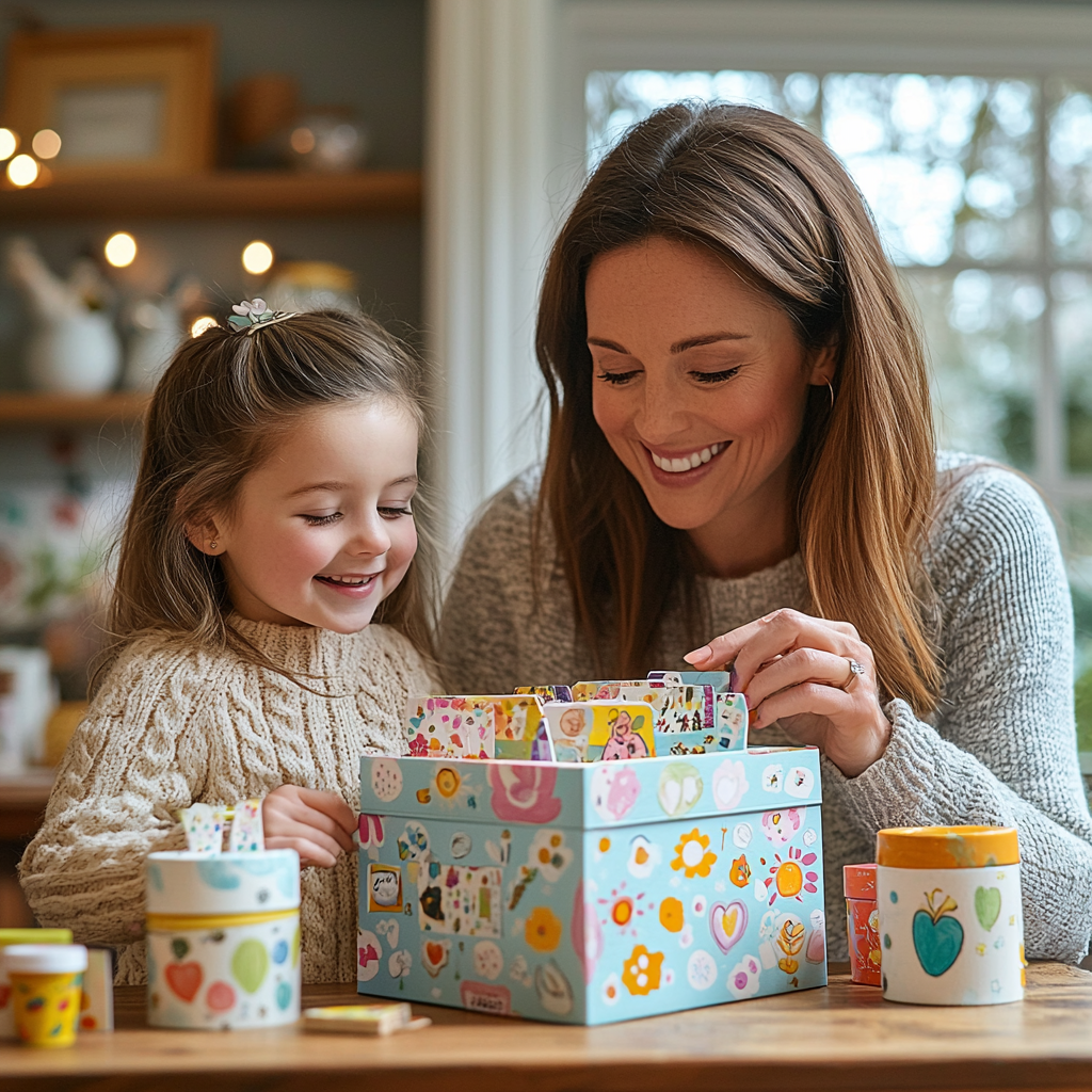 Crafty Moments: Creating A Family Keepsake Box Together Paint By Diamonds Kits