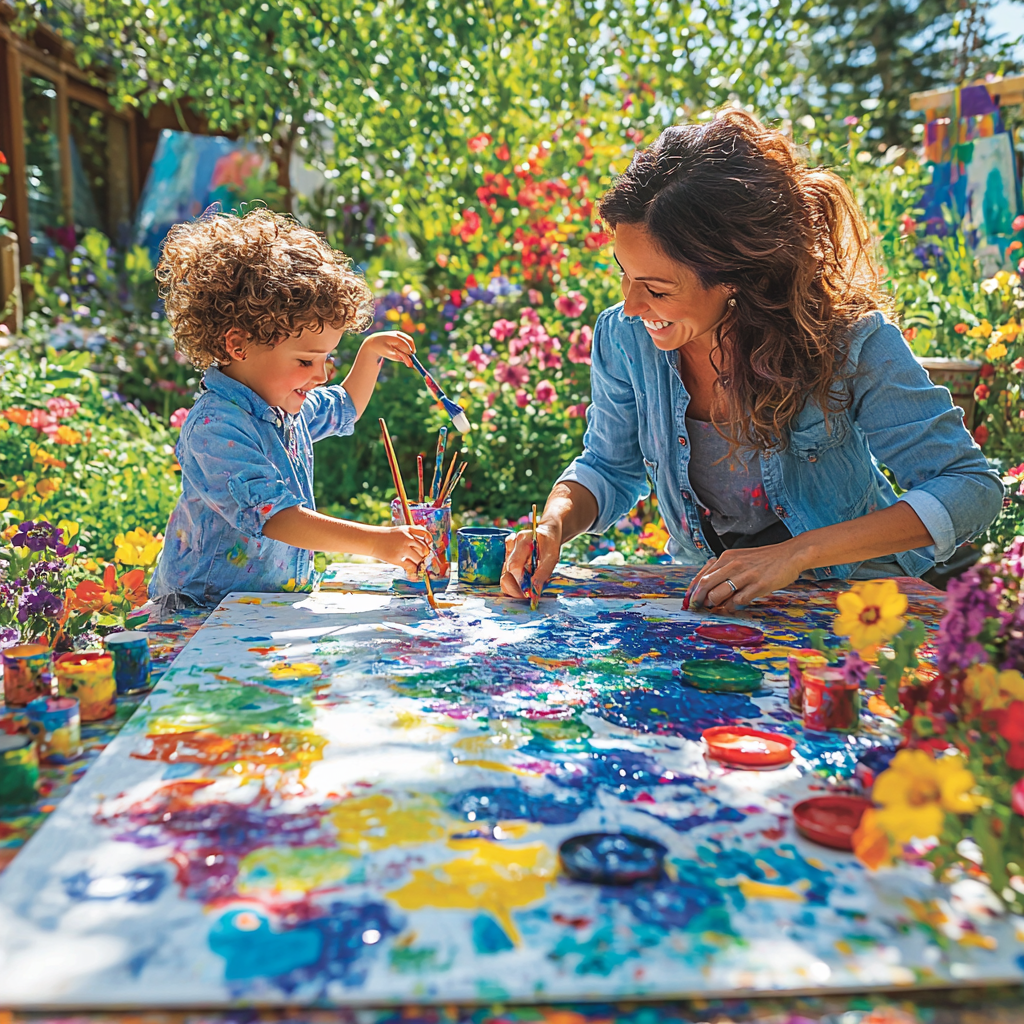 Mommy And Me: Adventures In Artistry Diamonded Painting Kits