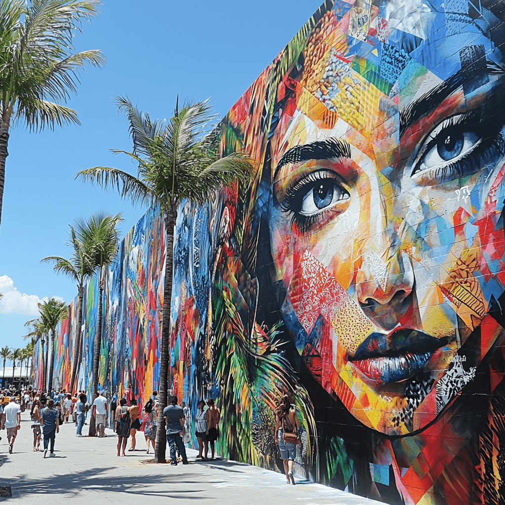 Street Art In Wynwood Walls Paint By Diamonds Kits