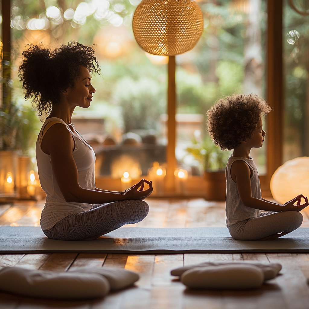 Moments Of Grace: A Family Yoga Retreat At Home Paint By Diamonds Kits