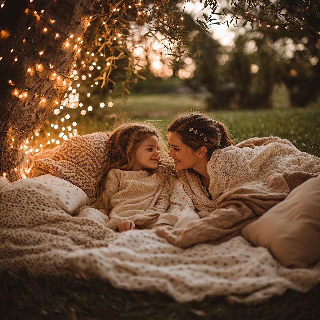 Storytelling Under The Stars: A Magical Evening Paint By Diamond