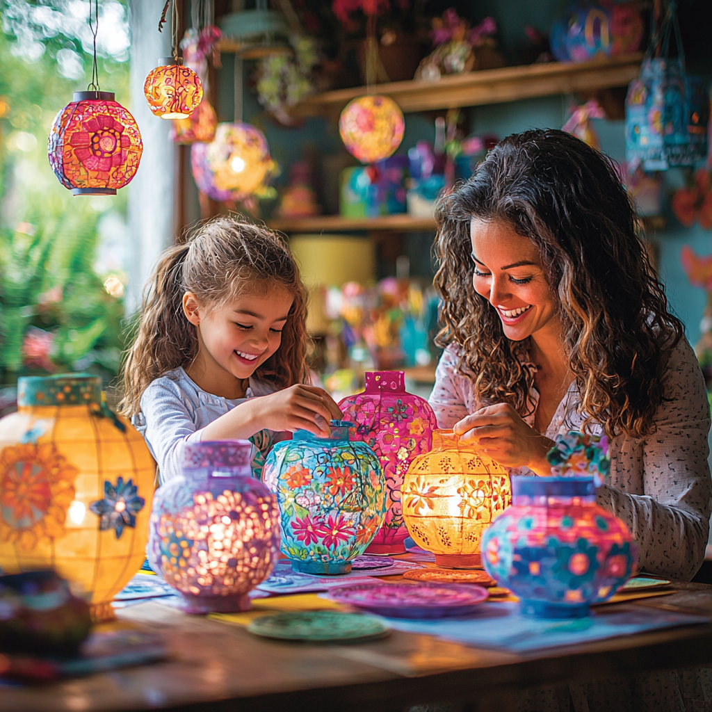 Celebration Of Light: Making Lanterns For Family Gatherings Paint By Diamonds Kits