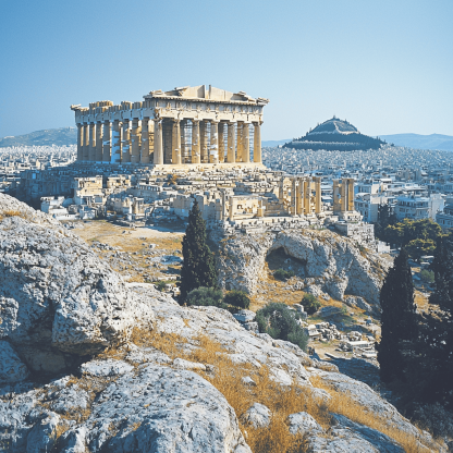 The Acropolis Of Athens - Athens Diamonded Painting Kits