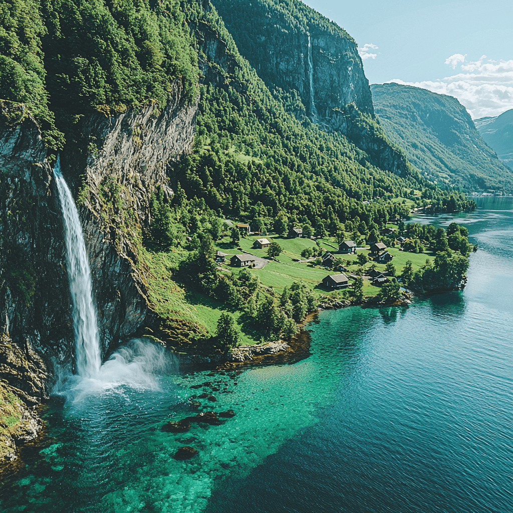 Geirangerfjord - Norway Diamonded Painting Kits