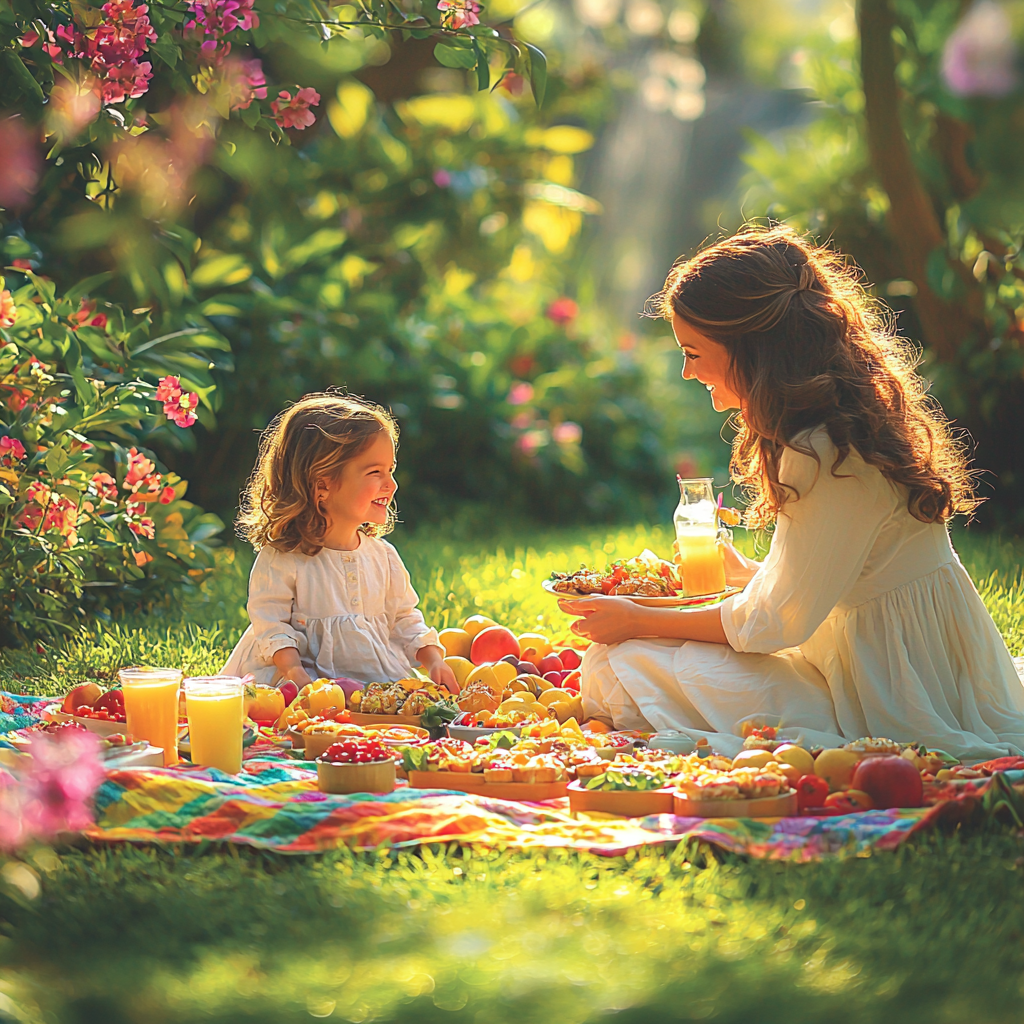 Sun-Kissed Dreams: A Day Of Picnicking Paint By Color