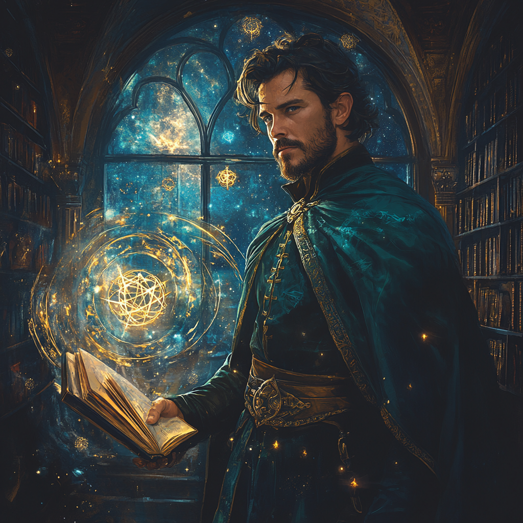 Benedict Cumberbatch: Sorcerer In The Quantum Veil Paint by diamonds art