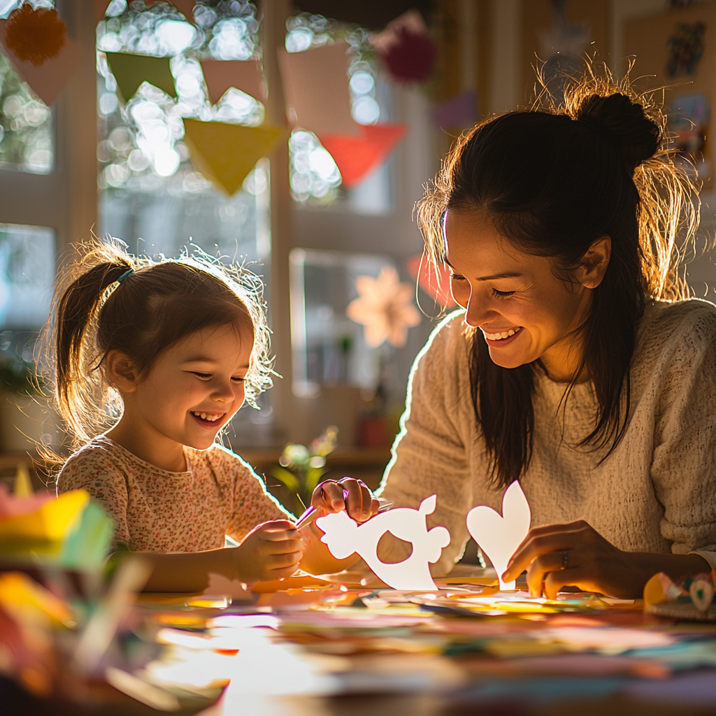 Playful Shadows: Creating Silhouette Art Together Paint By Diamond