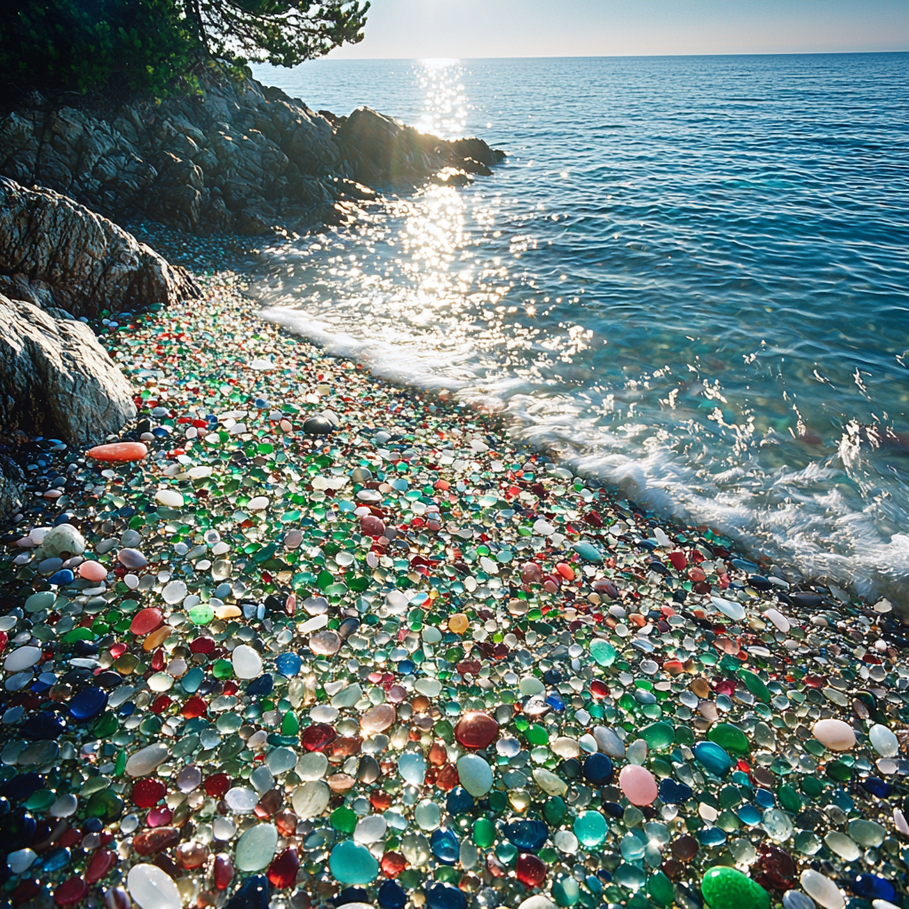 Glass Beach - Fort Bragg DIY Paint By Diamonds