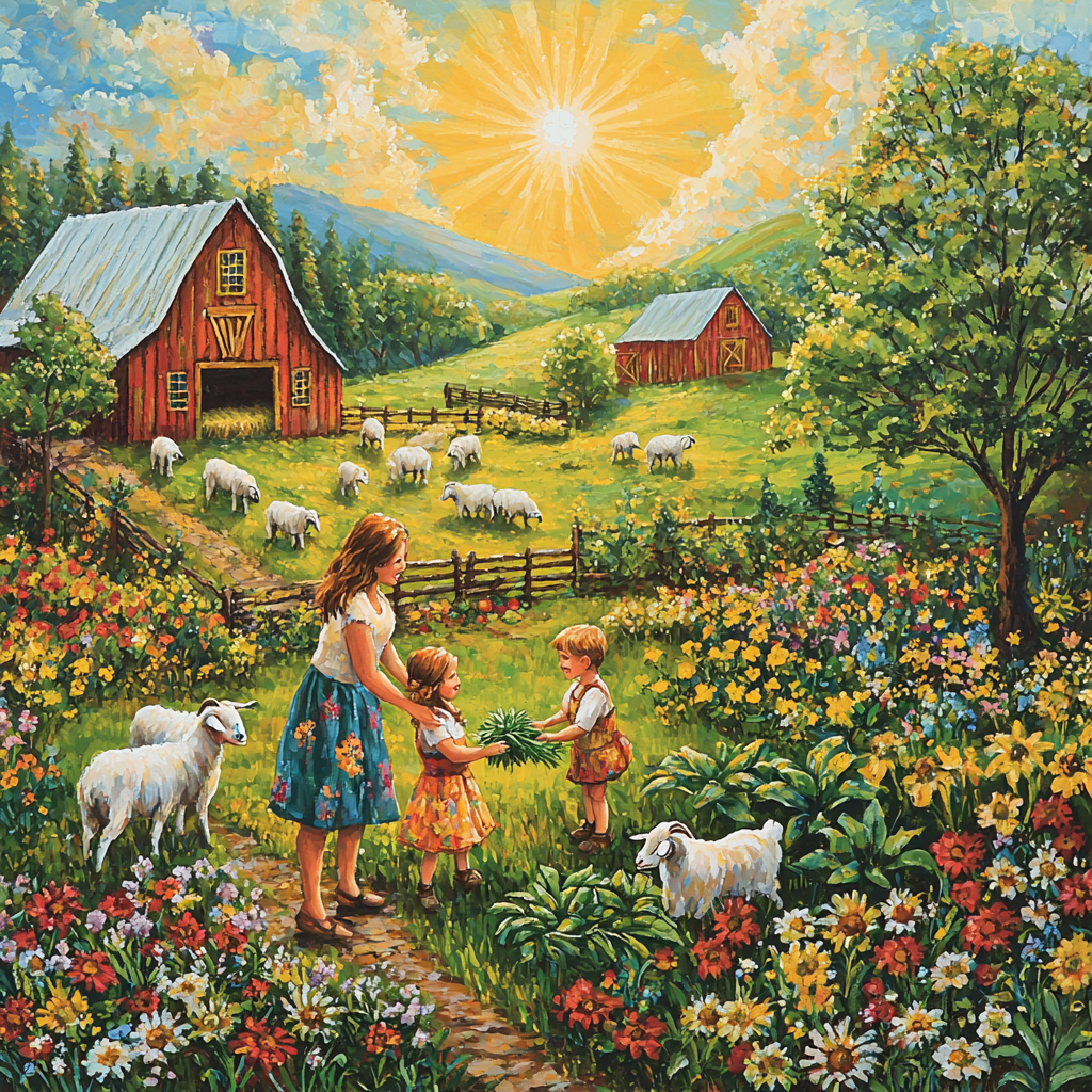 Sunshine Adventures: A Day At The Farm Diamonded Painting Kits