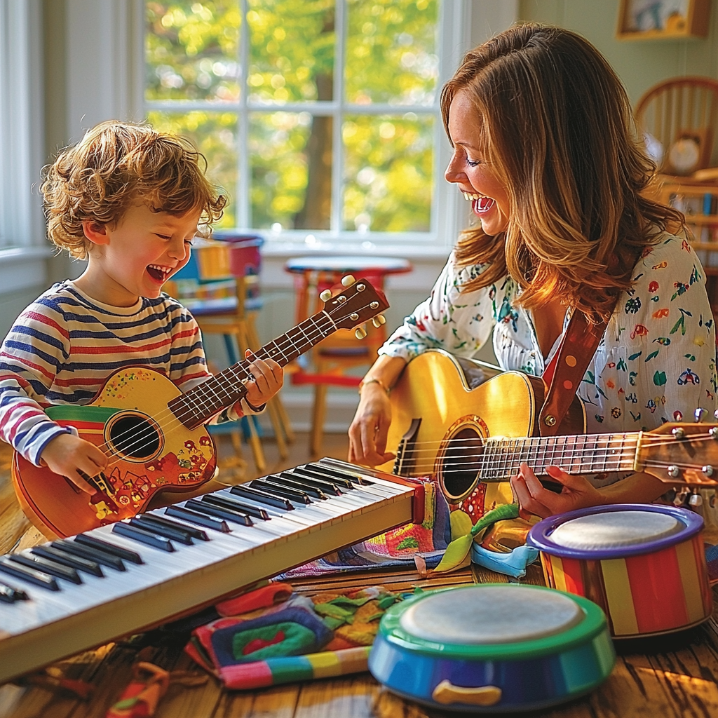 Rhythms Of Love: Making Music Together Paint By Color