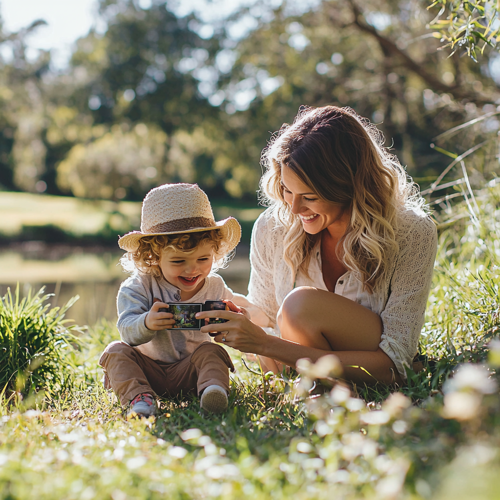 Joyful Journeys: A Mother-Child Adventure Day Paint By Diamond