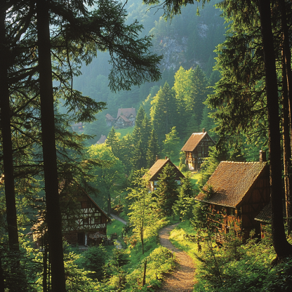 Black Forest - Baden-Württemberg Diamond Painting