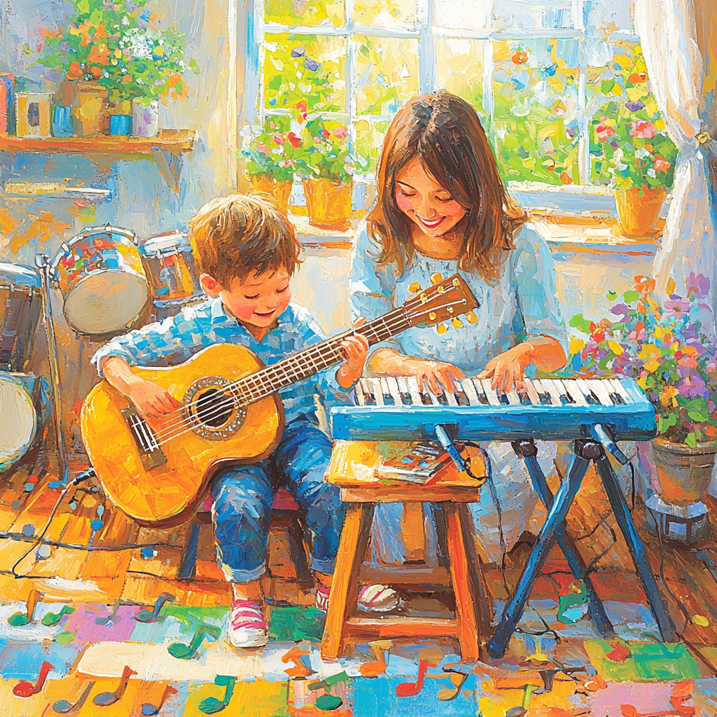 Sweet Symphony: Crafting A Family Band Diamonded Painting Kits