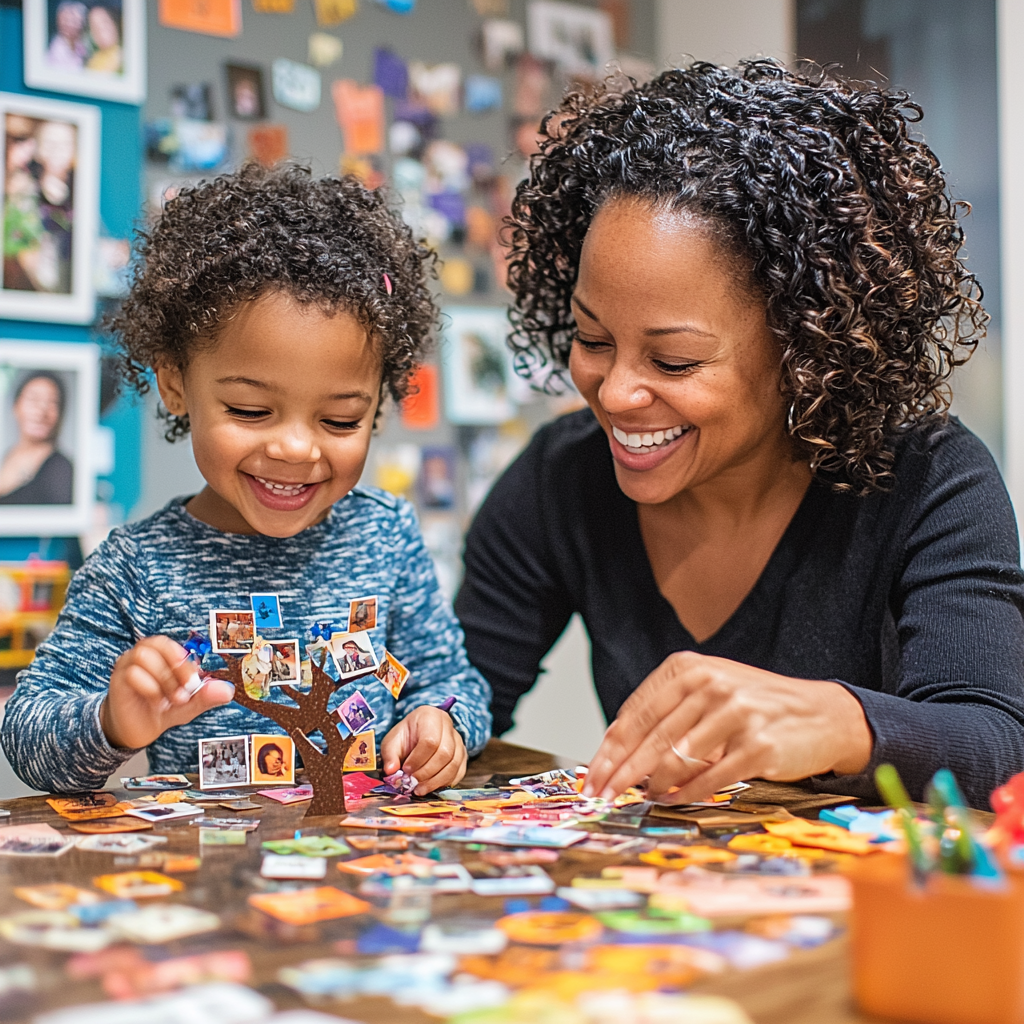 Family Connections: Creating A Family Tree Together Paint By Diamonds Kits