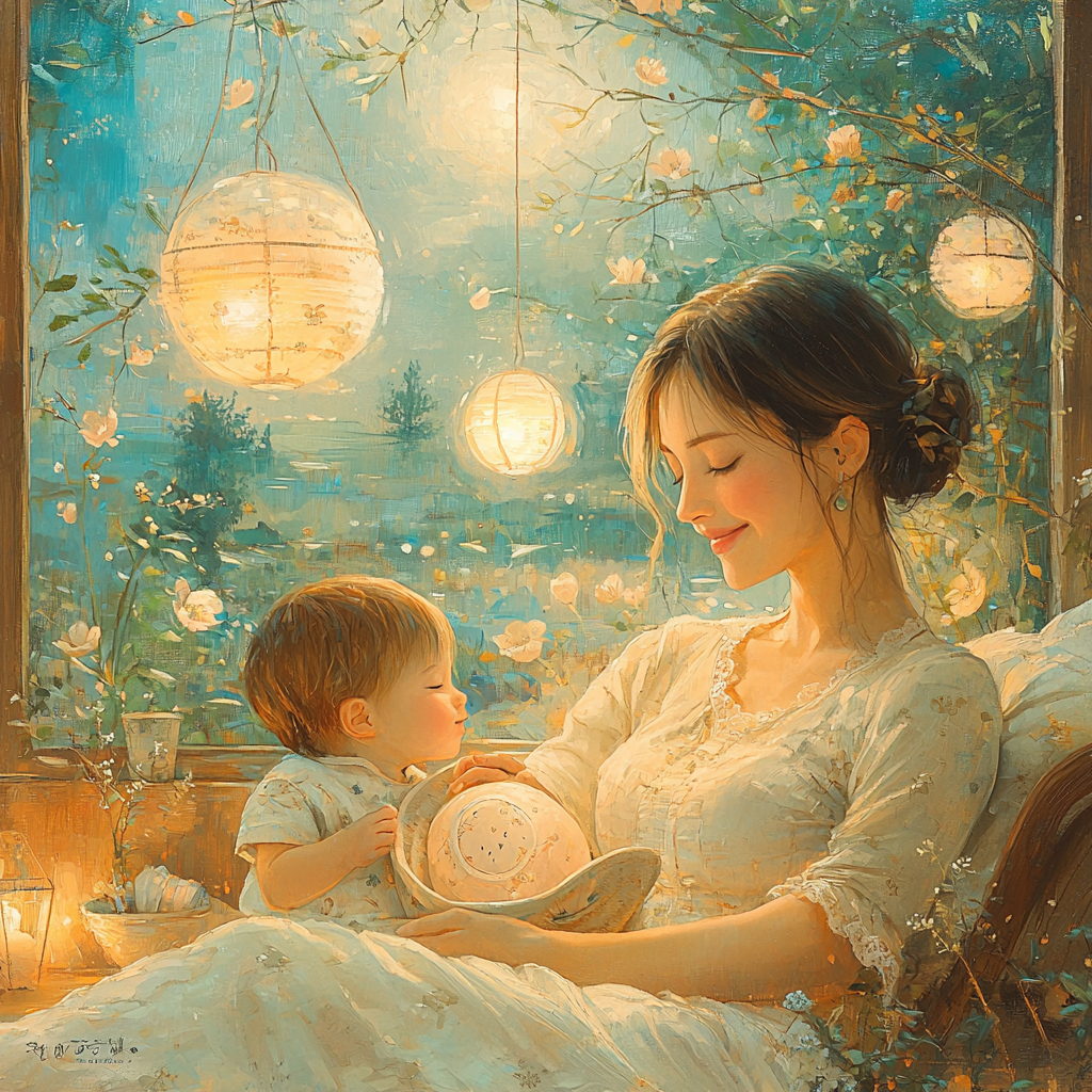 Songs Of The Heart: A Custom Lullaby For Mom Paint By Color