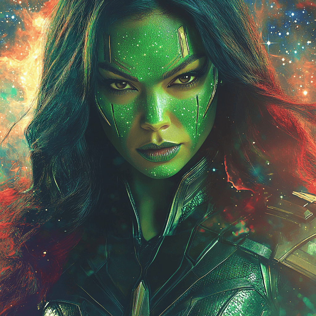 Zoe Saldana: Beyond The Stars And Into The Unknown Painting By Diamonds Kit