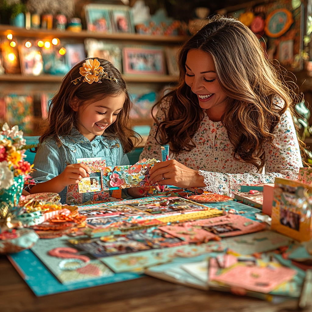 A Journey Through Time: Family History Scrapbook Paint By Diamonds Kits