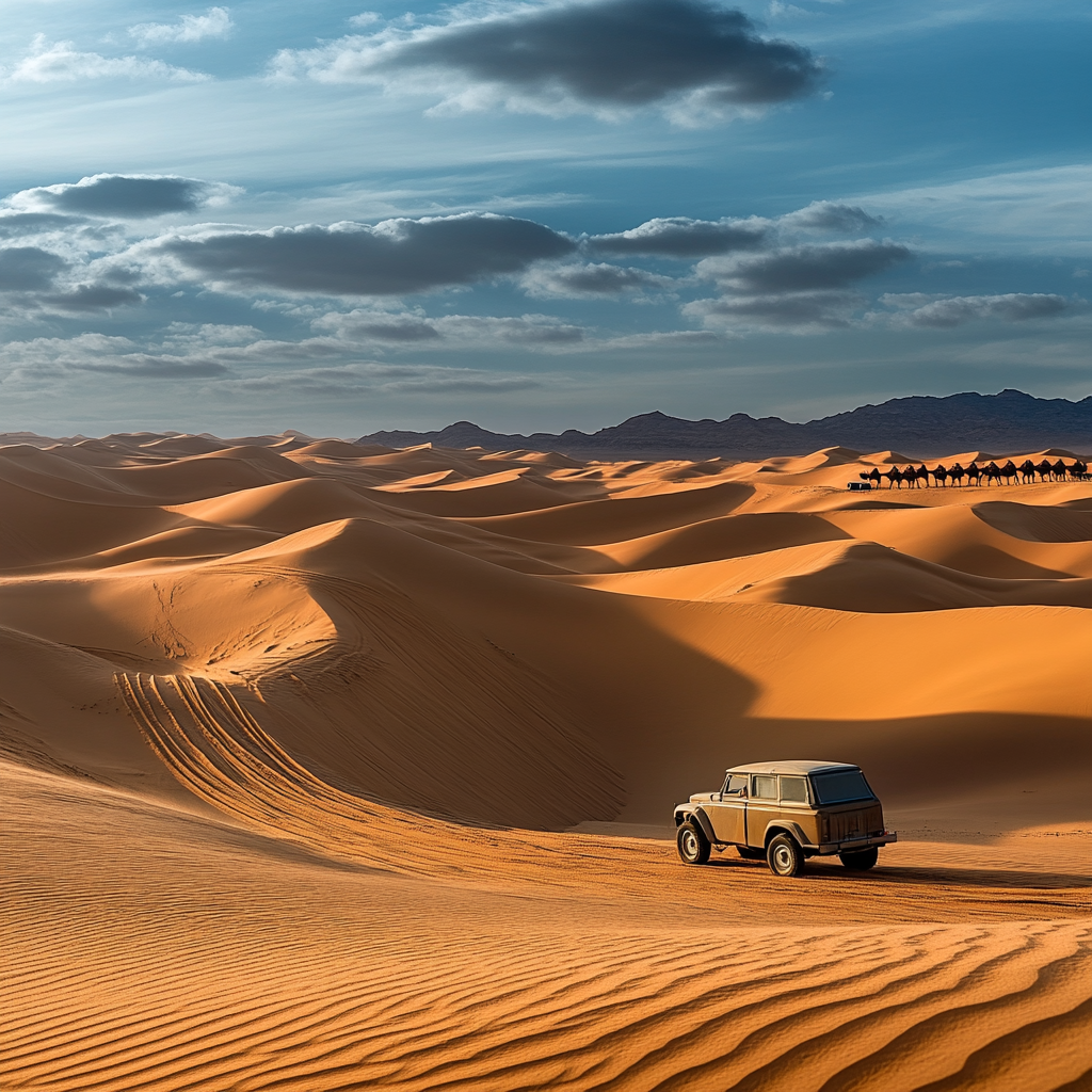 Sahara Desert Dunes Painting by diamonds kit