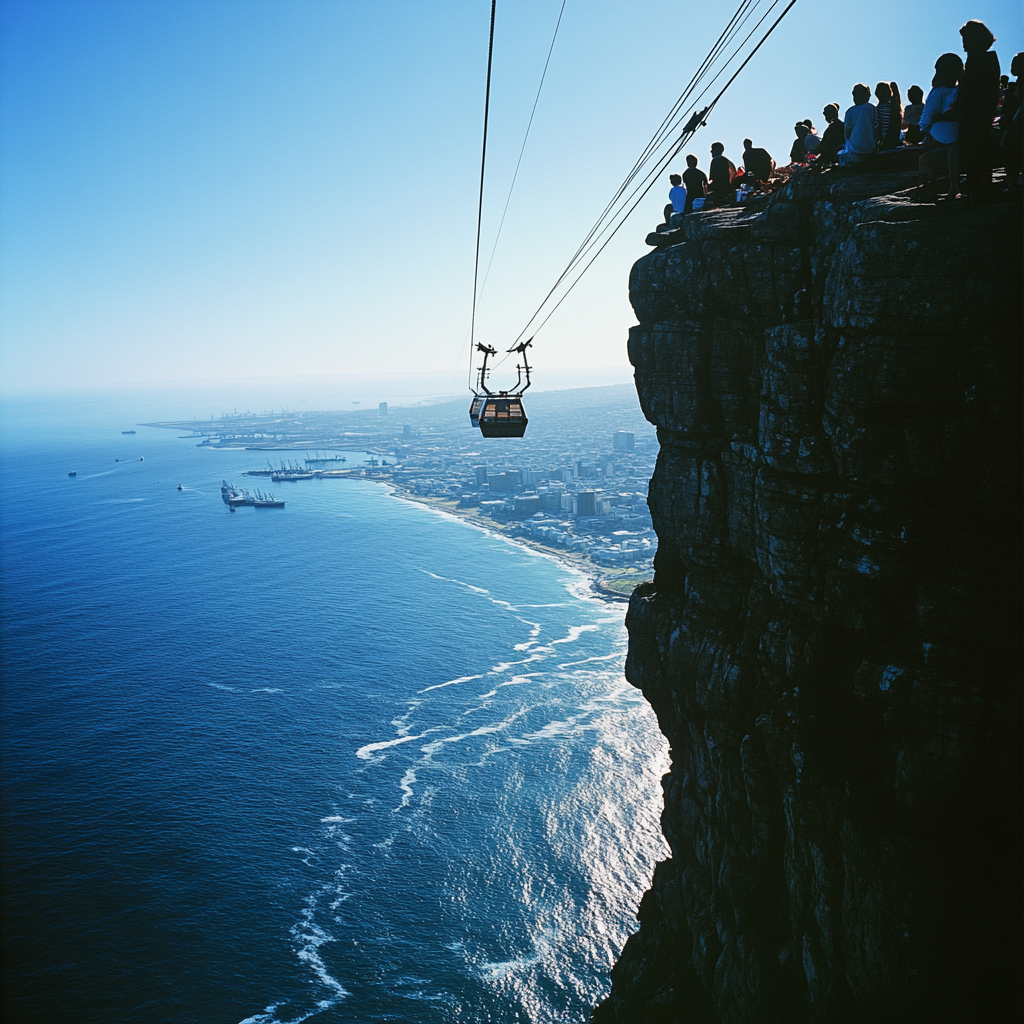 Table Mountain Skyline At Noon paint by diamonds